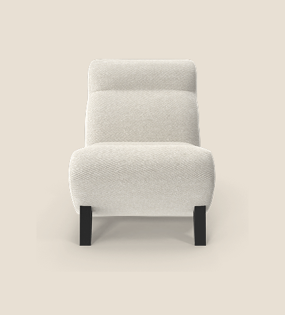 Plush White Chair